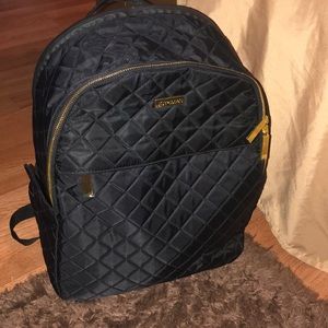 Joy & Iman Black Stylish Bag w/ back straps